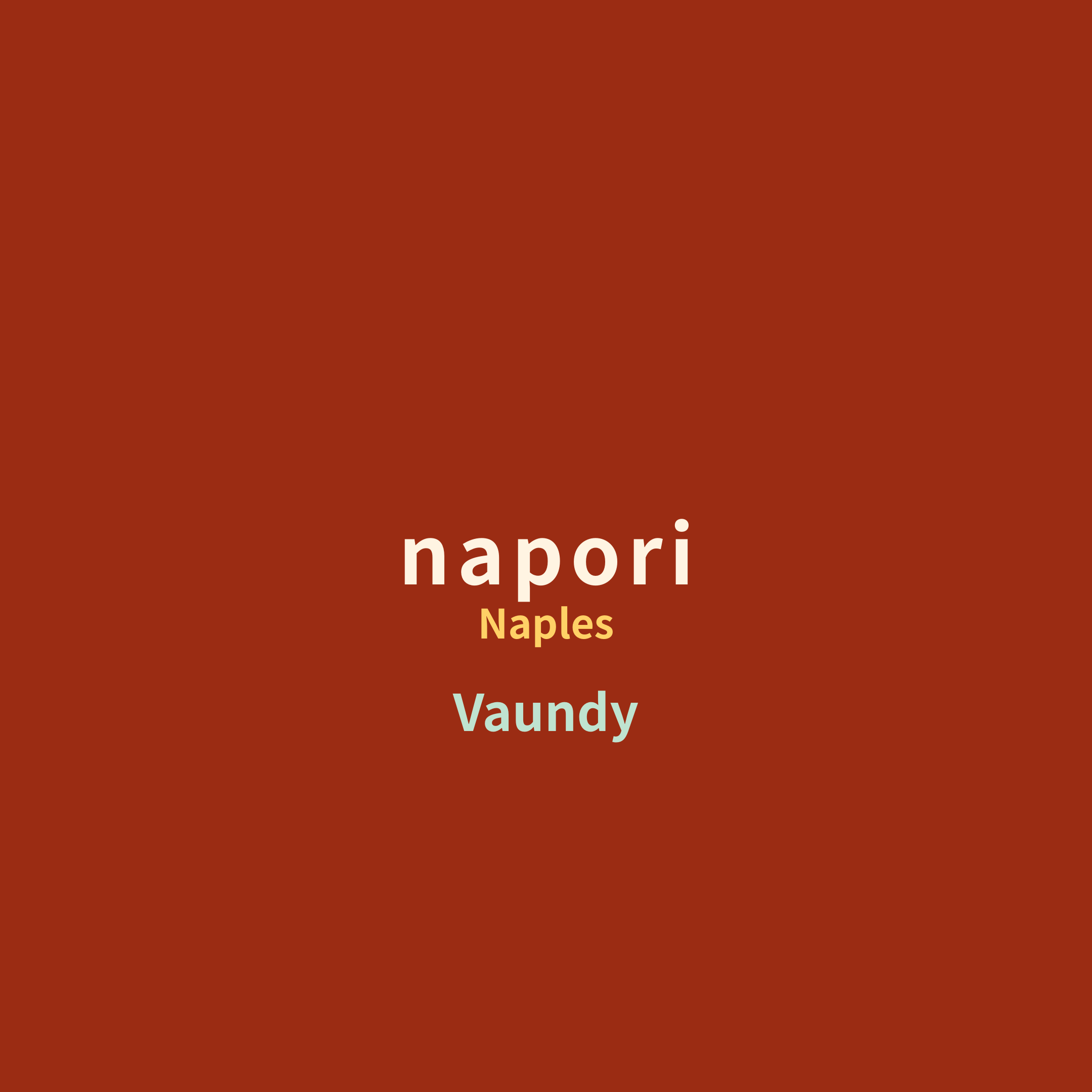 Vaundy - napori/Naples